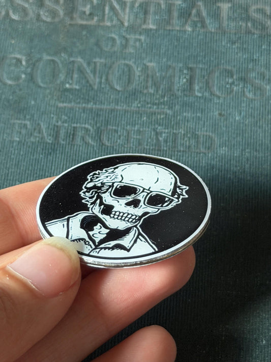 Sad Soul Golf Ball Marker • In Memoriam Golf Accessory (1.5 Inch)