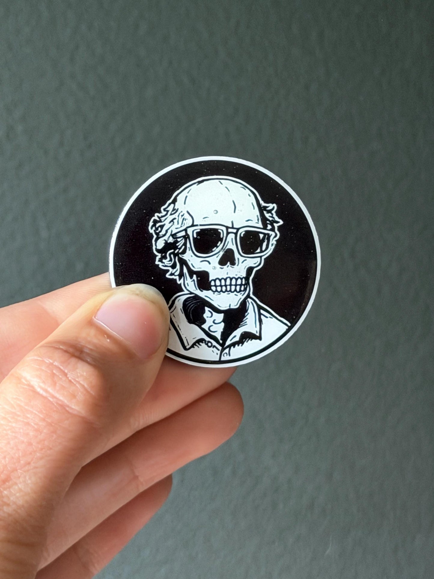 Sad Soul Golf Ball Marker • In Memoriam Golf Accessory (1.5 Inch)