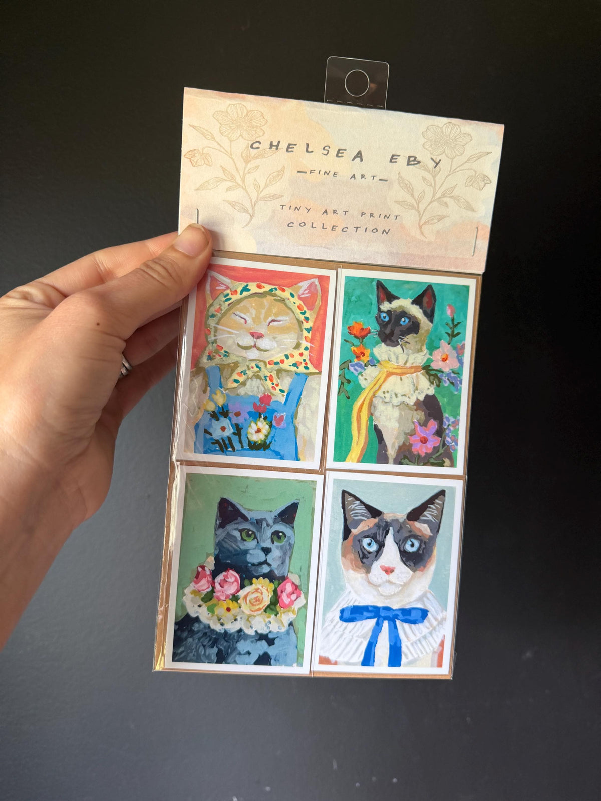 ACEO print pack | Cat Collection | set of four prints