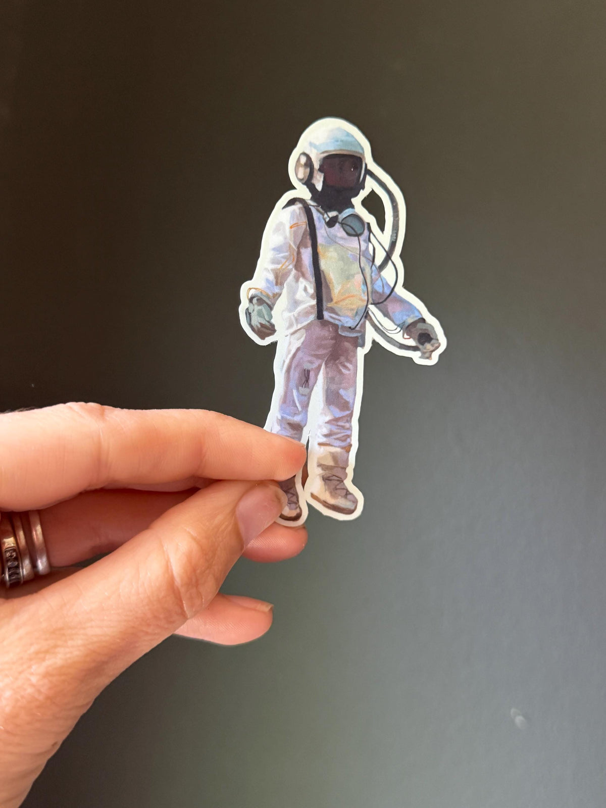 Astronaut 3.5" vinyl sticker - water resistant unique decal