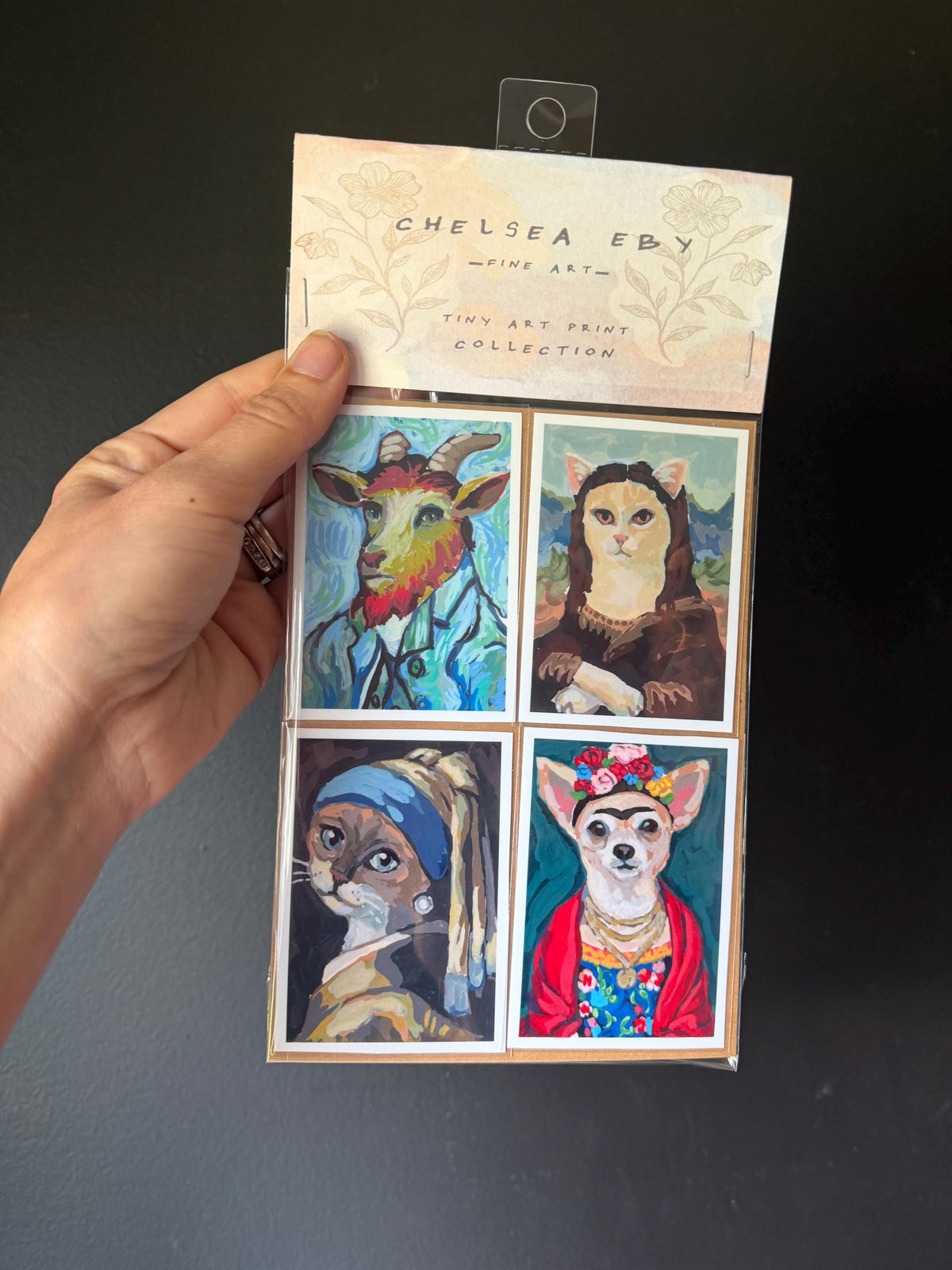ACEO print pack | Famous Artwork Parody collection | set of four prints