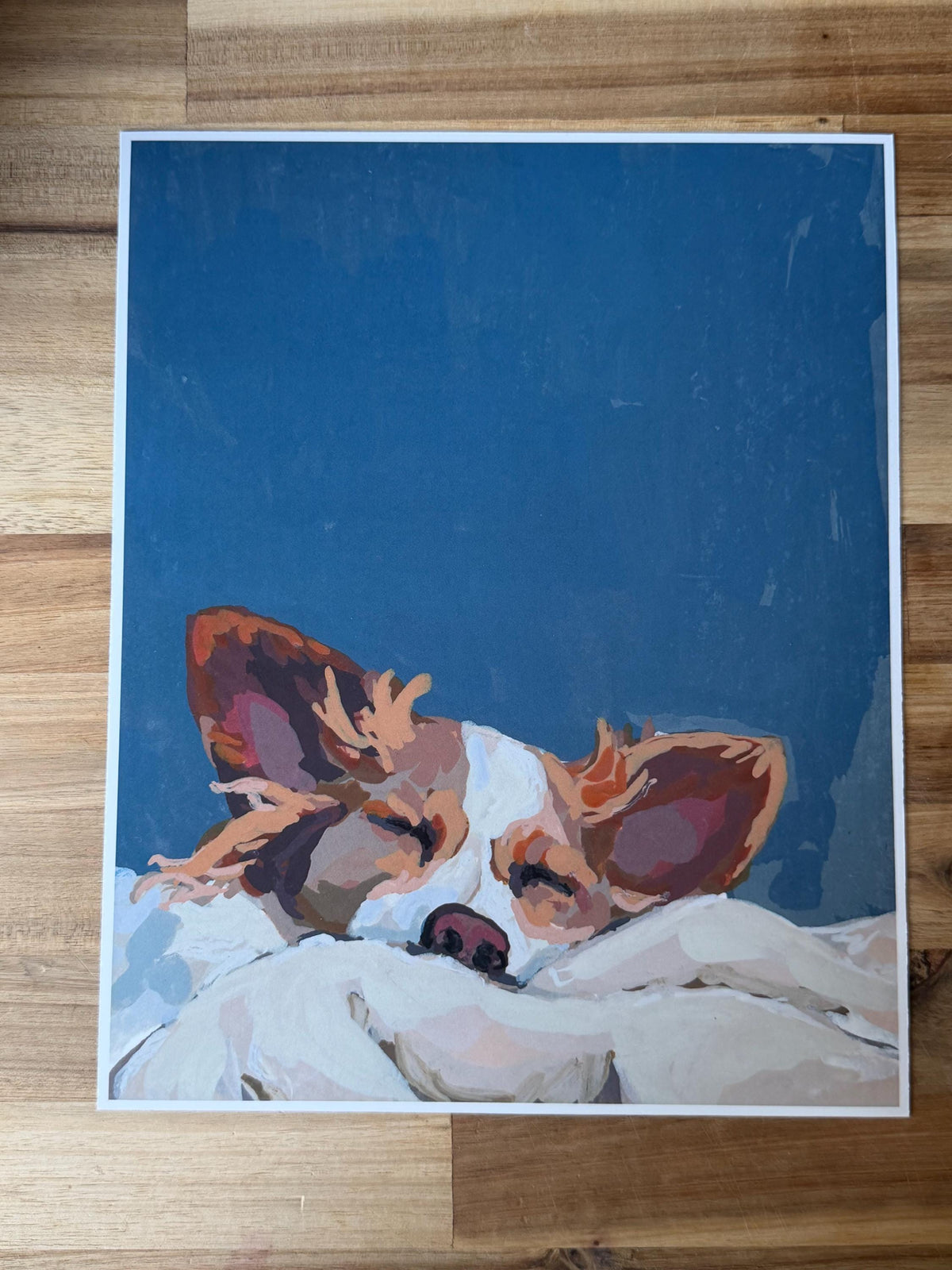 sleeping puppy 8x10 fine art print