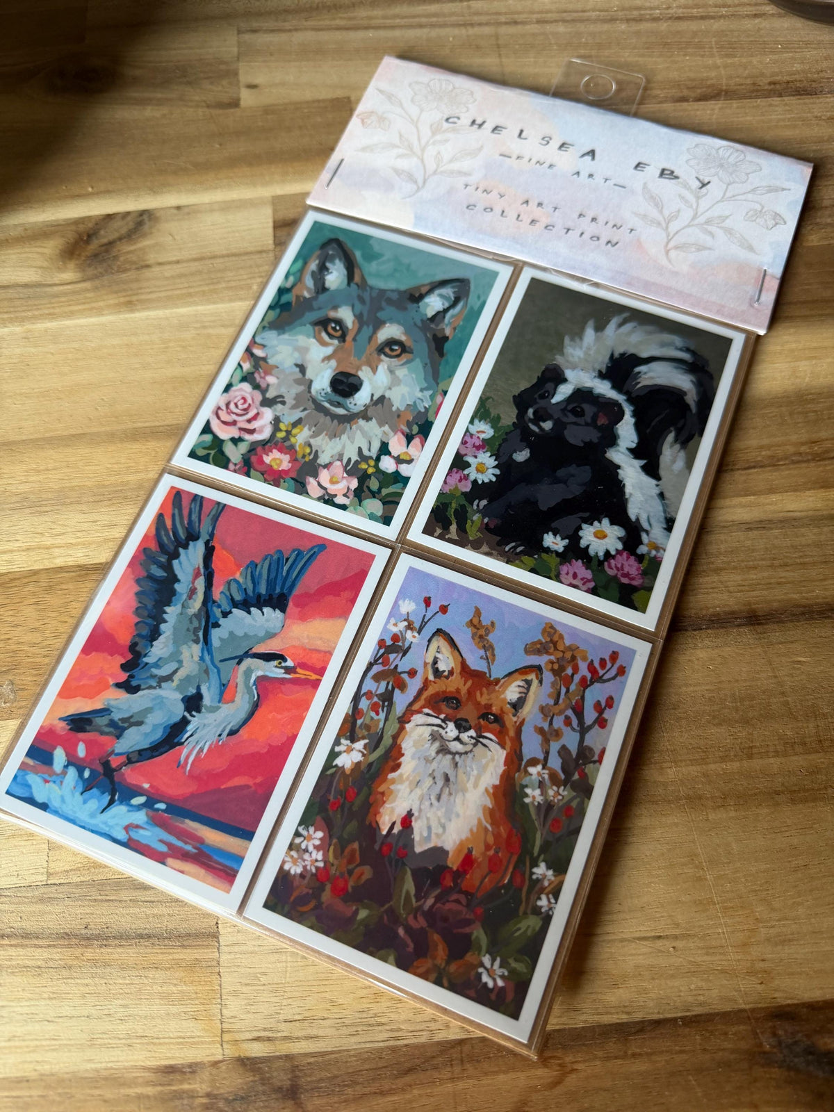 ACEO print pack | Woodland Creatures Collection | set of four prints