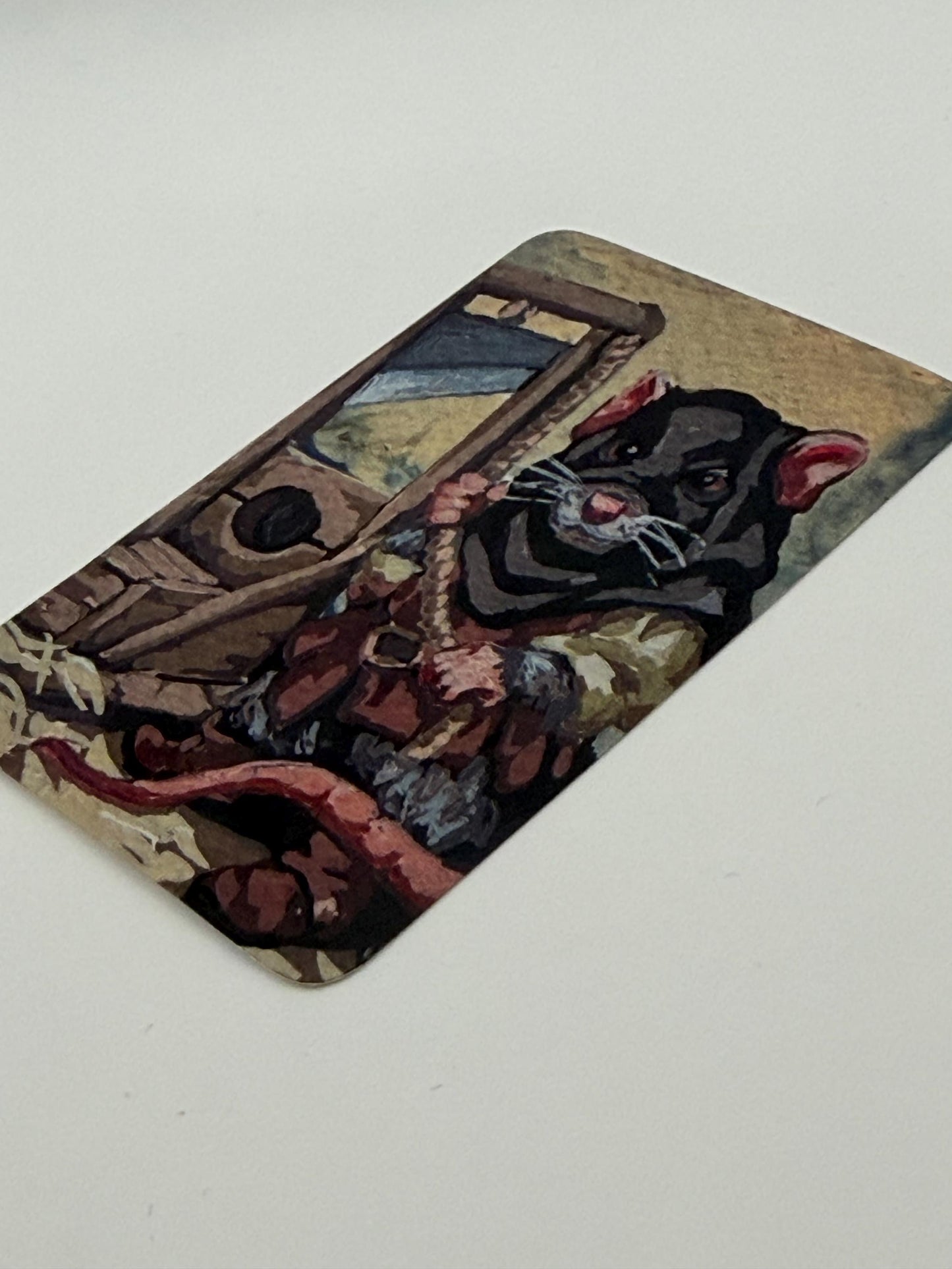vinyl art sticker, Rat executioner, unique stickers, 3inch durable stickers, fantasy character illustration